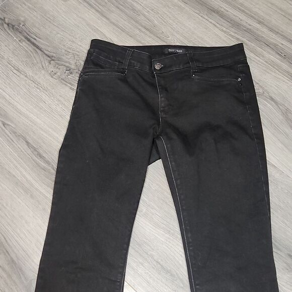 EUC WHBM Black Skinny Flare Jeans - Picture 7 of 10